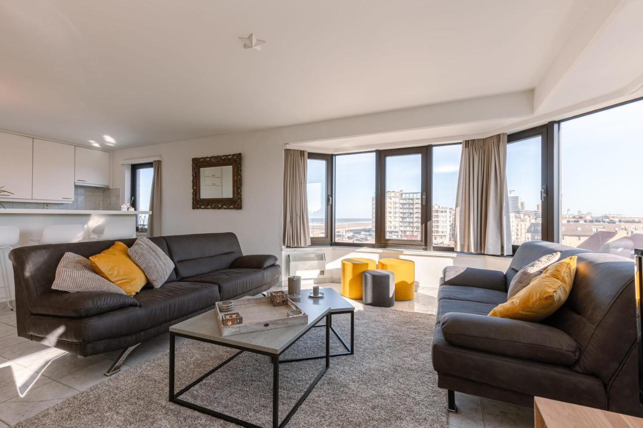 Huswell - Spacious & Modern Sea View Apartment With Garage Oostende Dış mekan fotoğraf