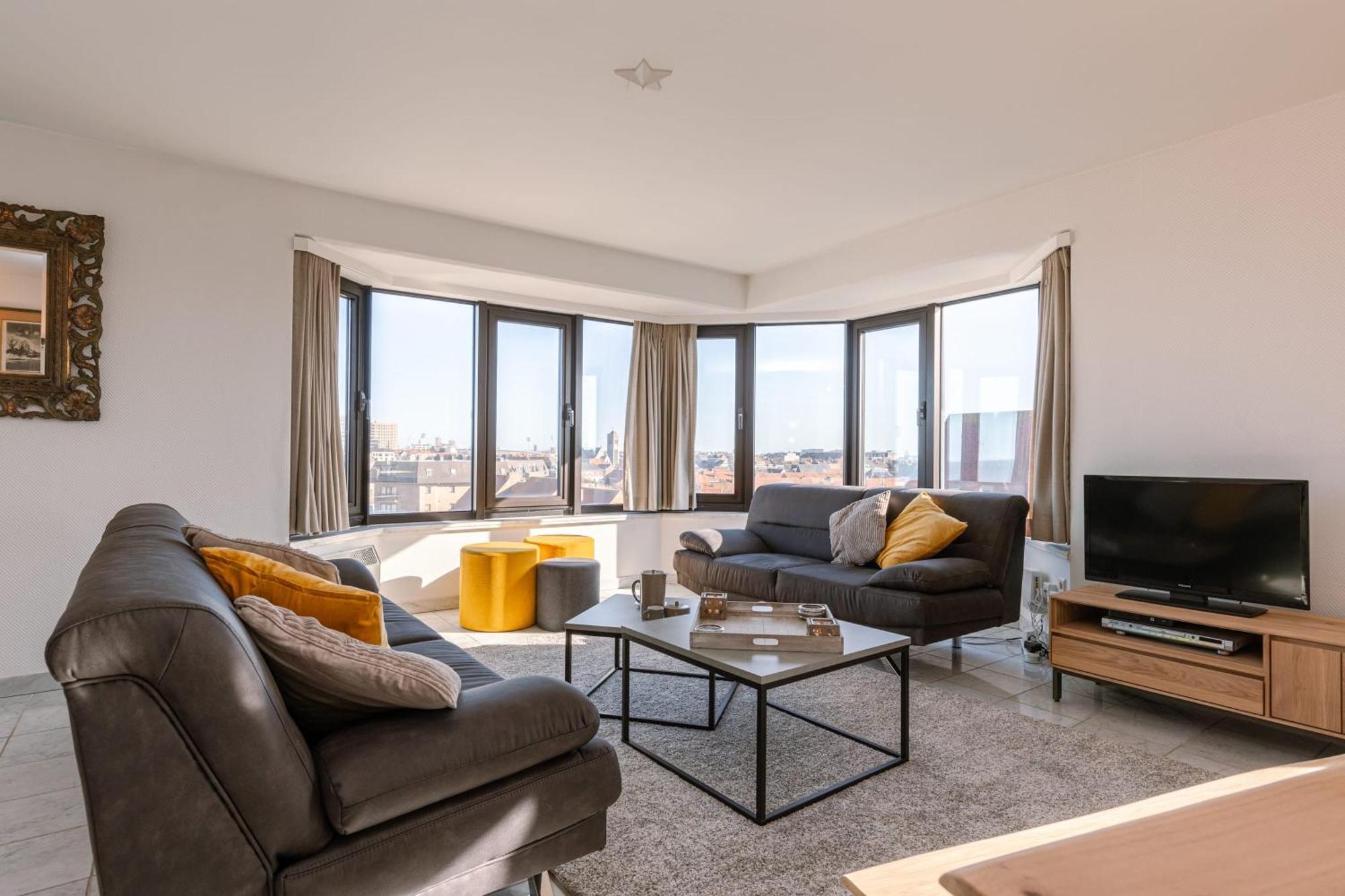 Huswell - Spacious & Modern Sea View Apartment With Garage Oostende Dış mekan fotoğraf