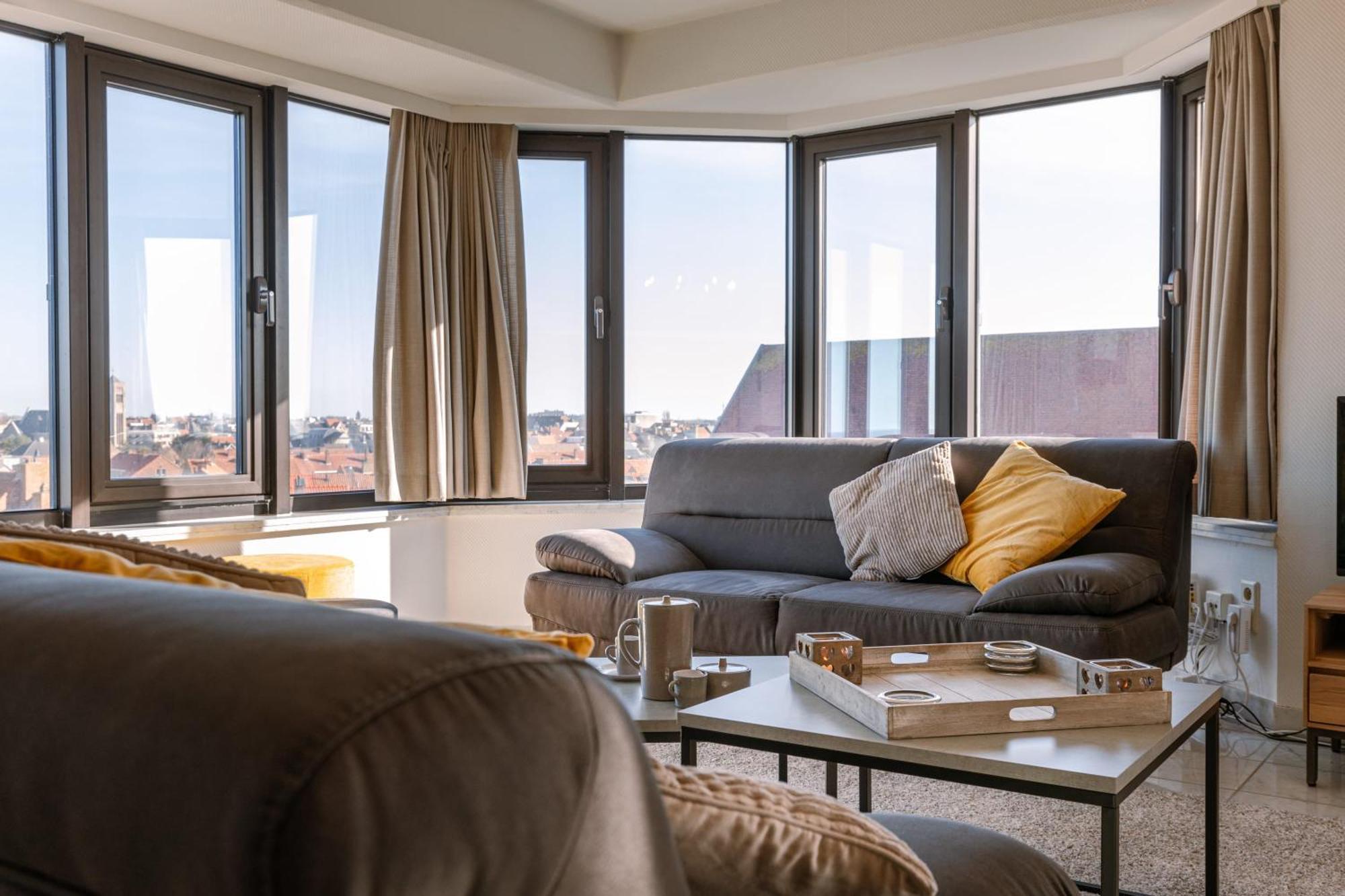 Huswell - Spacious & Modern Sea View Apartment With Garage Oostende Dış mekan fotoğraf