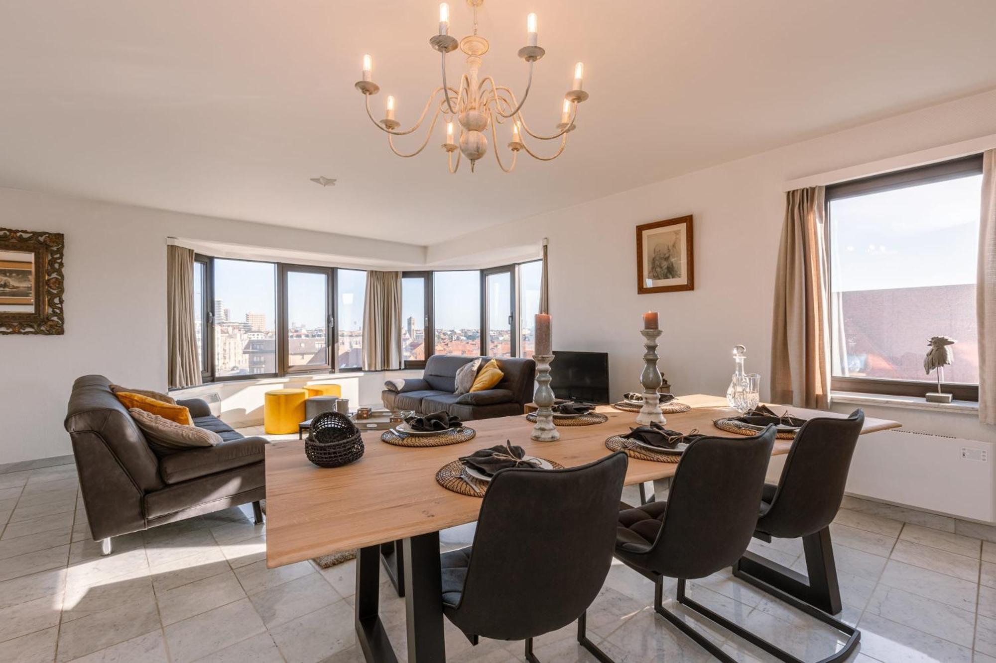 Huswell - Spacious & Modern Sea View Apartment With Garage Oostende Dış mekan fotoğraf